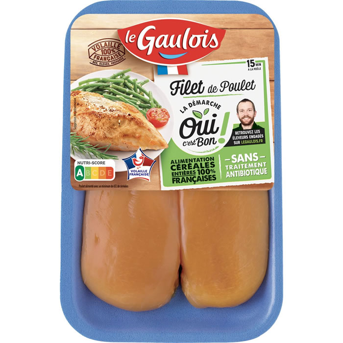 LE GAULOIS Filets de poulet jaune
