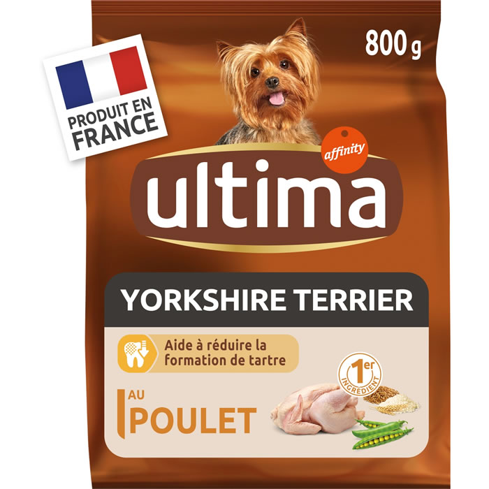ULTIMA Spécial Yorkshire Croquettes pour chien -10kg au poulet et riz