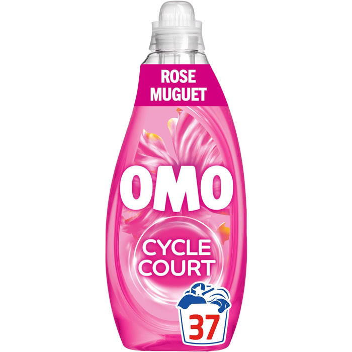 OMO Cycle Court Lessive liquide rose muget