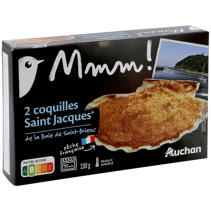 AUCHAN Mmm ! Coquilles Saint-Jacques de la baie de Saint-Brieuc