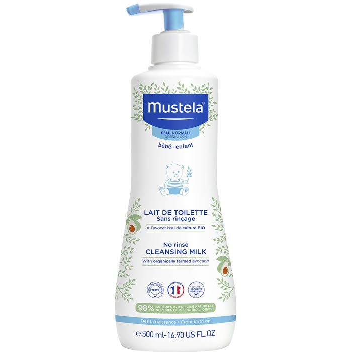 MUSTELA Lait de toilette sans rinçage à l’avocat