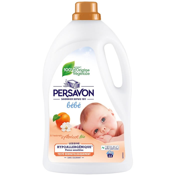 PERSAVON Bébé Lessive liquide à l'extrait d'abricot bio