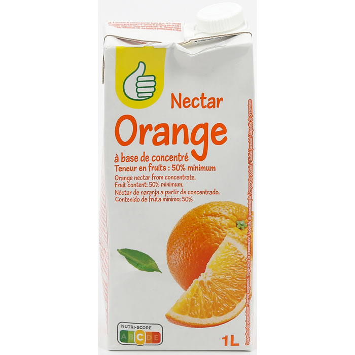 AUCHAN Essentiel Nectar d'orange