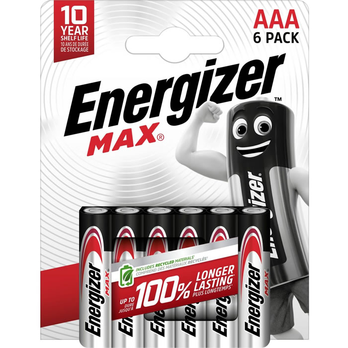 ENERGIZER Max Piles alcalines LR03 - type AAA