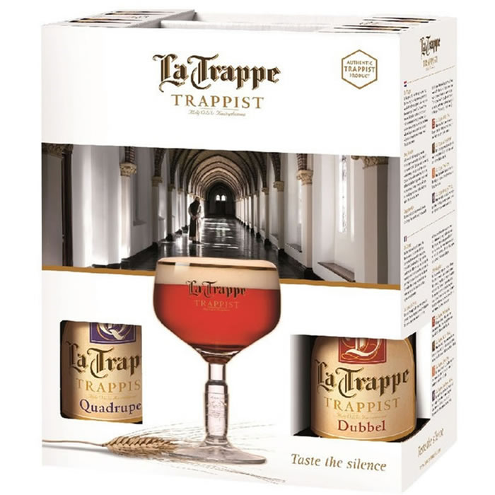 LA TRAPPE Trappiste Coffret 4 bières et 1 verre
