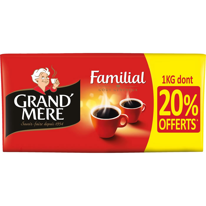GRAND MERE Familial Café moulu
