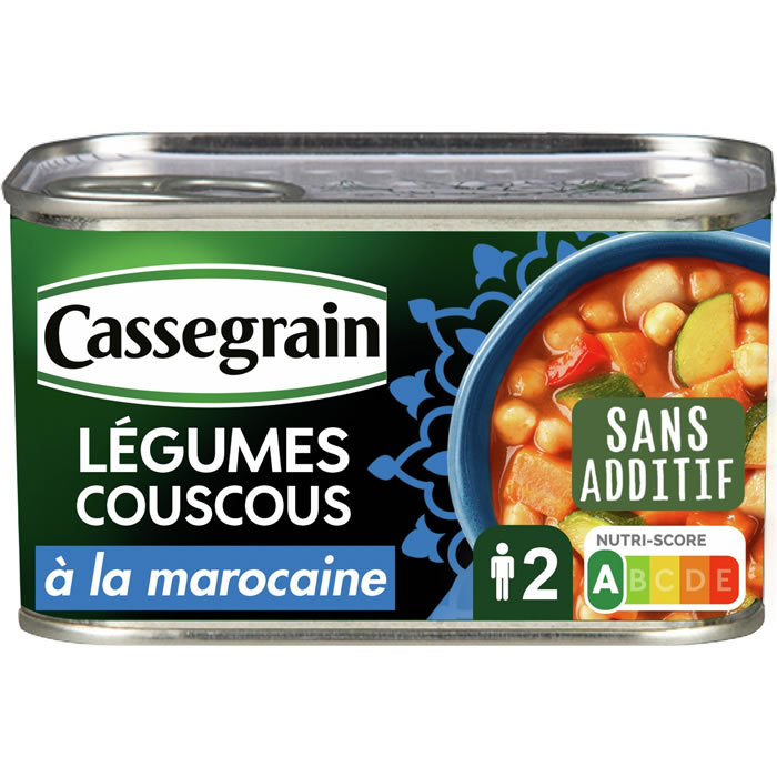 CASSEGRAIN Légumes pour couscous à la marocaine