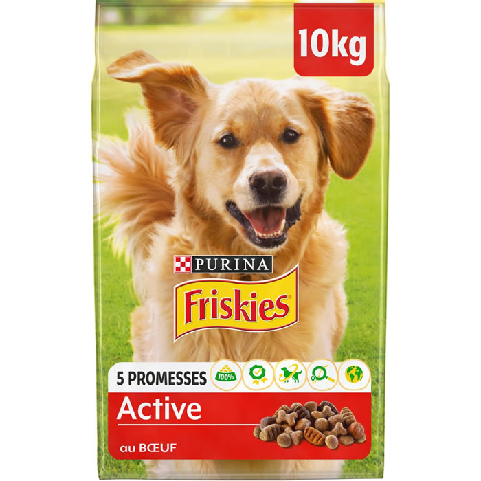 PURINA Friskies Croquettes pour chien adulte aux viandes et céréales