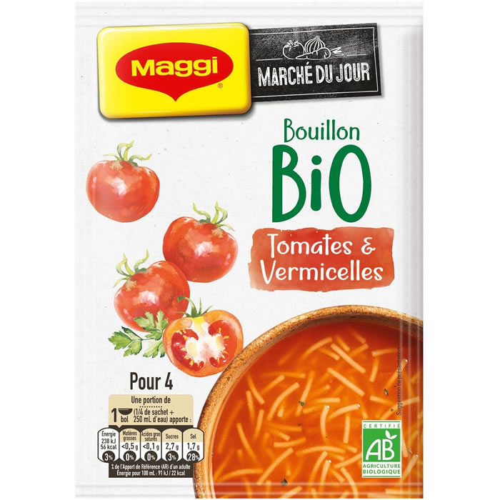 MAGGI Soupe aux tomates et vermicelles bio