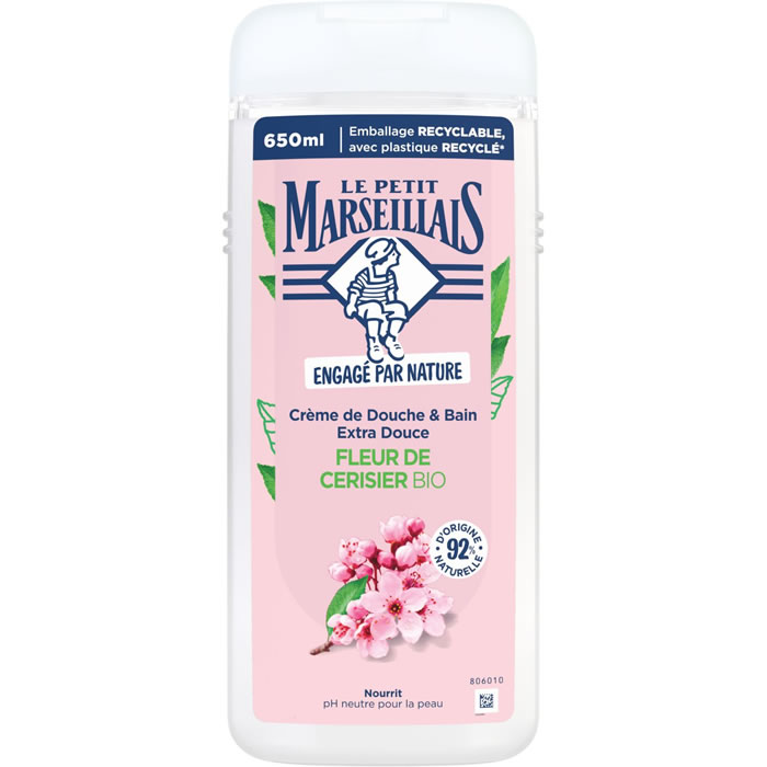 LE PETIT MARSEILLAIS Crème douche à la fleur de cerisier
