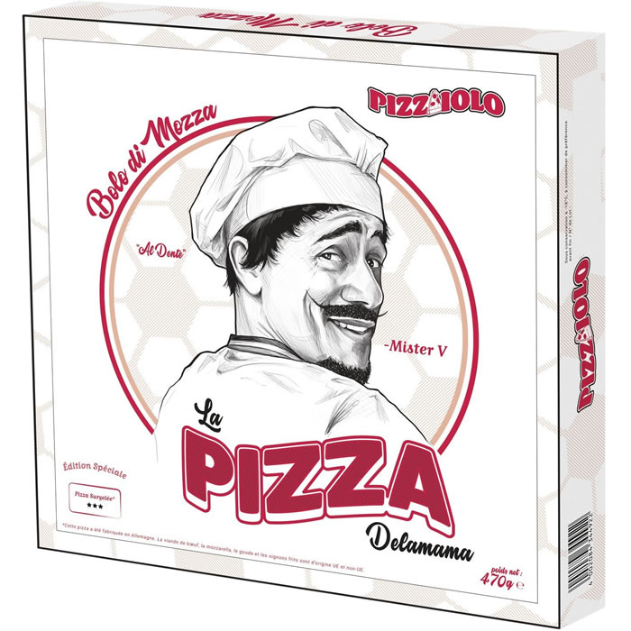 PIZZAIOLO Mister V Delamama Pizza à la bolognaise et mozzarella
