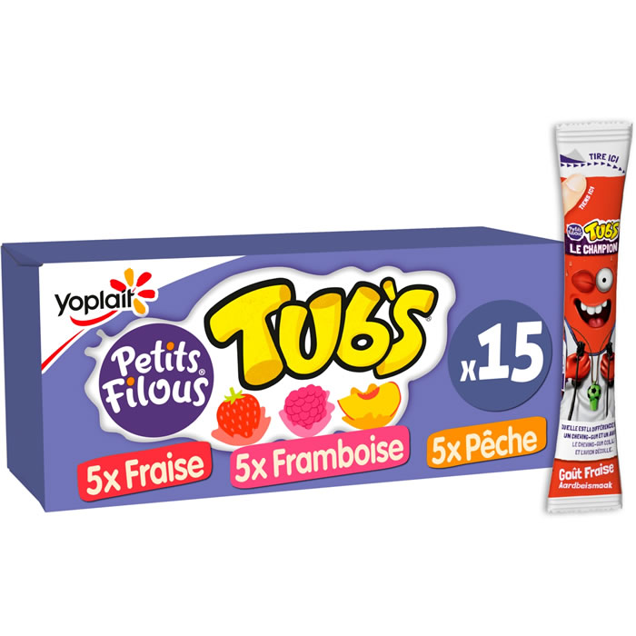 YOPLAIT Petits Filous Tubs Yaourts à boire aux fruits