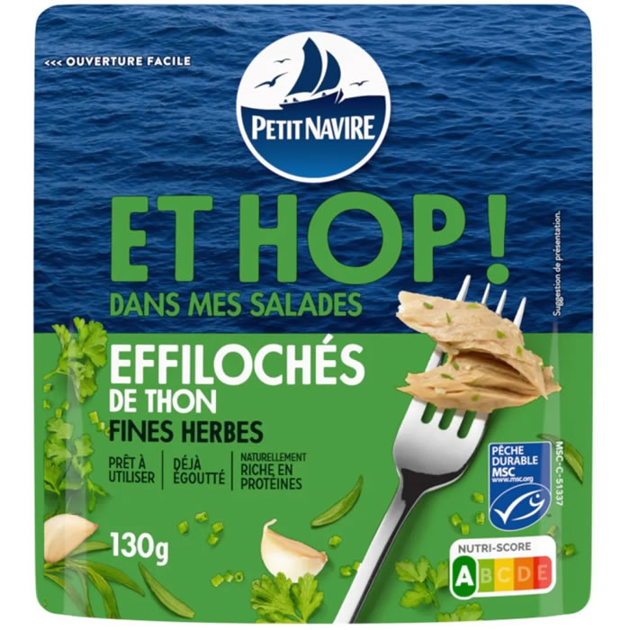 PETIT NAVIRE Et hop ! Effilochés de thon aux fines herbes
