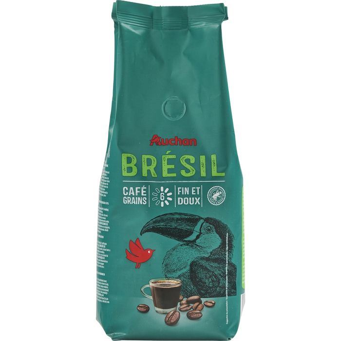 AUCHAN Café en grain N°6