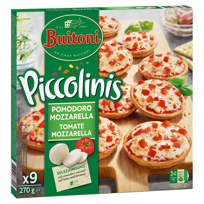 BUITONI Piccolinis Mini-pizzas à la tomate et à la mozzarella