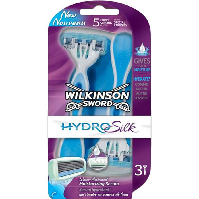 WILKINSON Hydro Silk Rasoirs jetables 5 lames