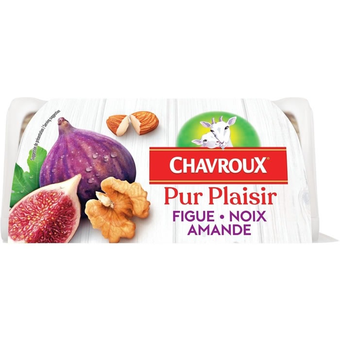 CHAVROUX Fromage de chèvre aux figues, noix et amandes