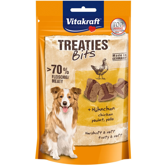 VITAKRAFT Treaties Bits Friandises pour chiens au poulet et bacon