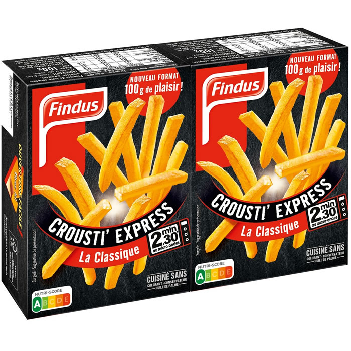 FINDUS Crousti 'Express Frites micro-ondes