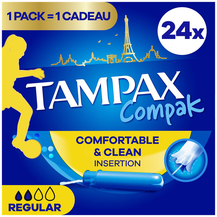 TAMPAX Compak Tampon avec applicateur régulier