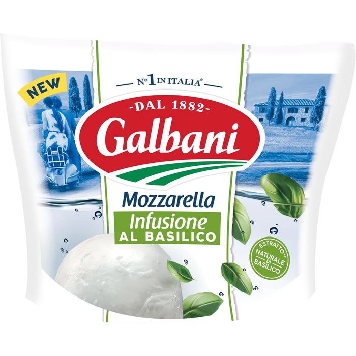 GALBANI Mozzarella au basilic