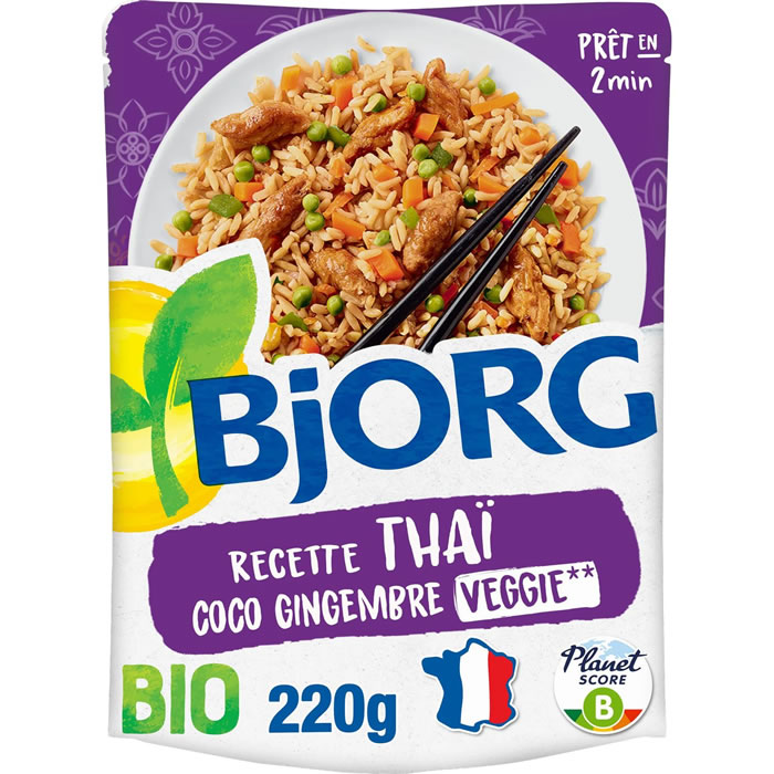 BJORG Riz à la coco et gingembre bio