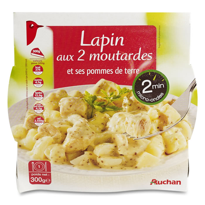 AUCHAN Lapin et ses pommes de terre