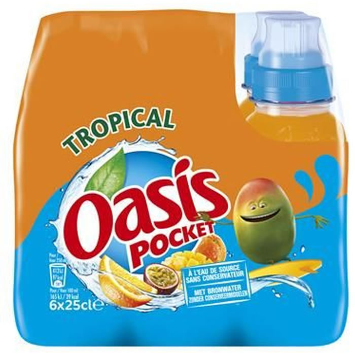 OASIS Pocket Boisson aux fruits tropicaux
