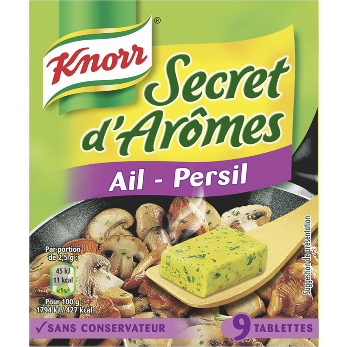 KNORR Secret d'Arômes Cube fondant ail - persil