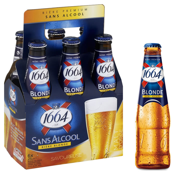 1664 Bière blonde sans alcool