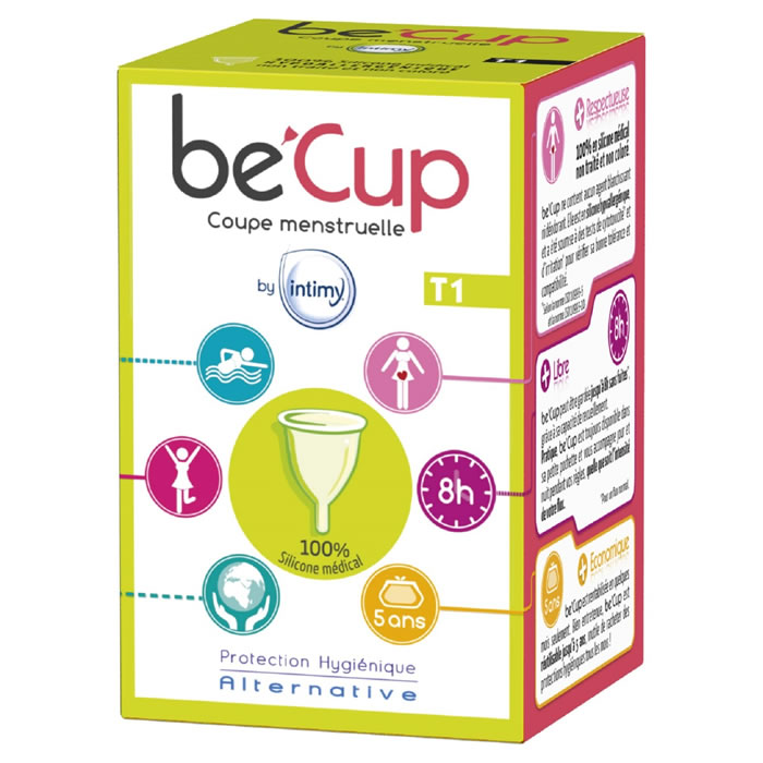 BE'CUP by Intimy Coupe menstruelle en silicone médical T.1