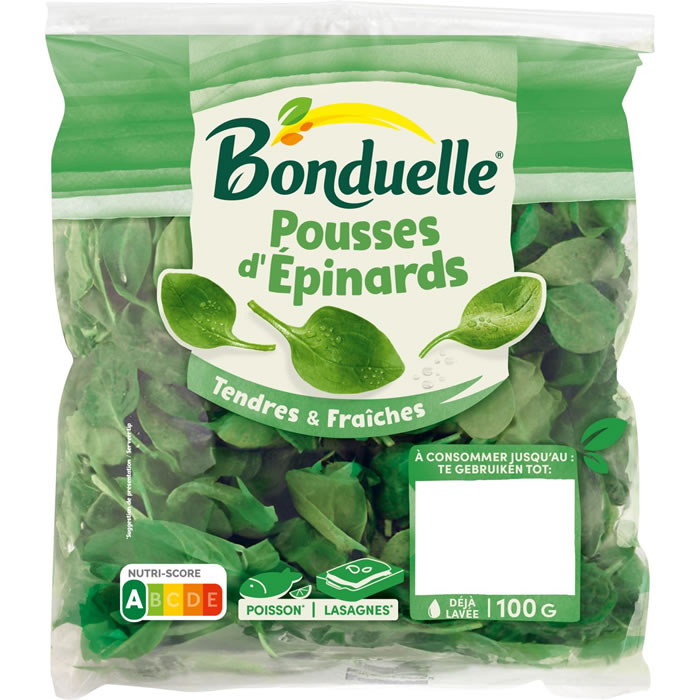 BONDUELLE Pousses d'épinard