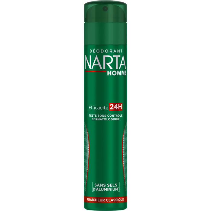 NARTA Déodorant spray classique 24h