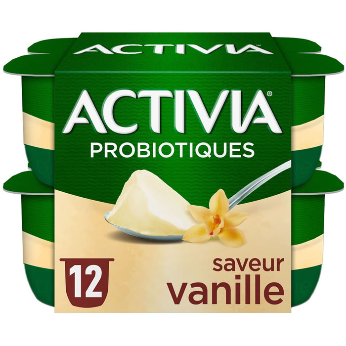 Activia Vanille  Spécialité laitière probiotiques & bifidus
