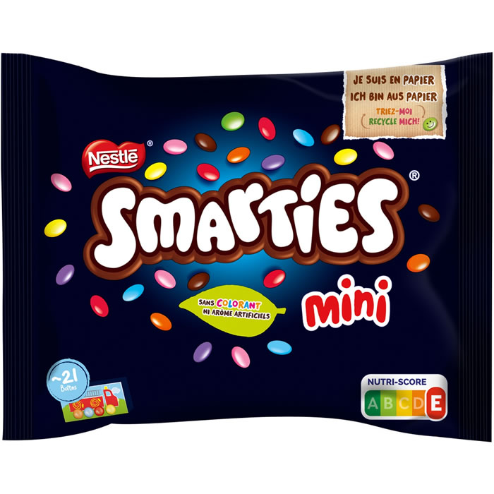 NESTLE Smarties Mini Bonbons au chocolat au lait dragéifiés