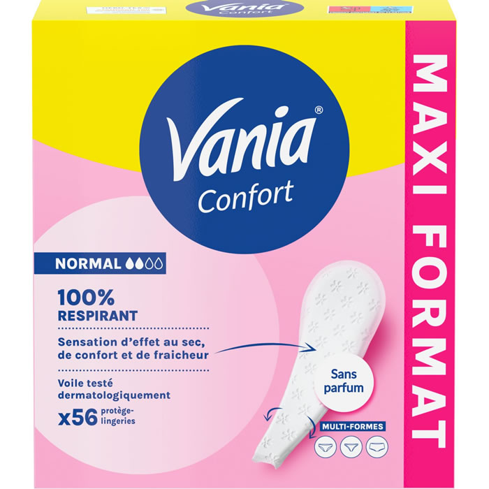VANIA Confort Protège-slips multi-formes normal