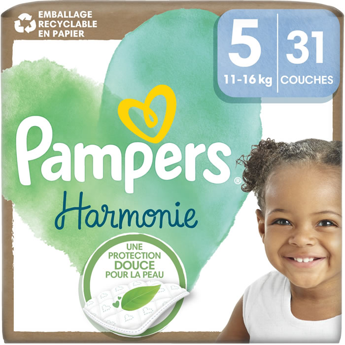 PAMPERS Harmonie Couches taille 5 (11-16 kg)