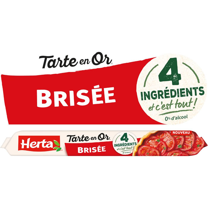 HERTA Tarte en Or Pâte brisée