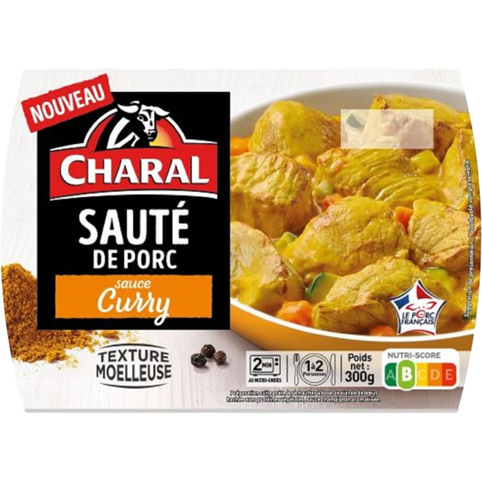 CHARAL Sauté de porc sauce curry