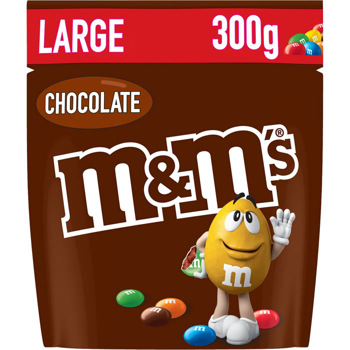 M&M'S : Chocolat au lait enrobé de sucre fin et dragéifié