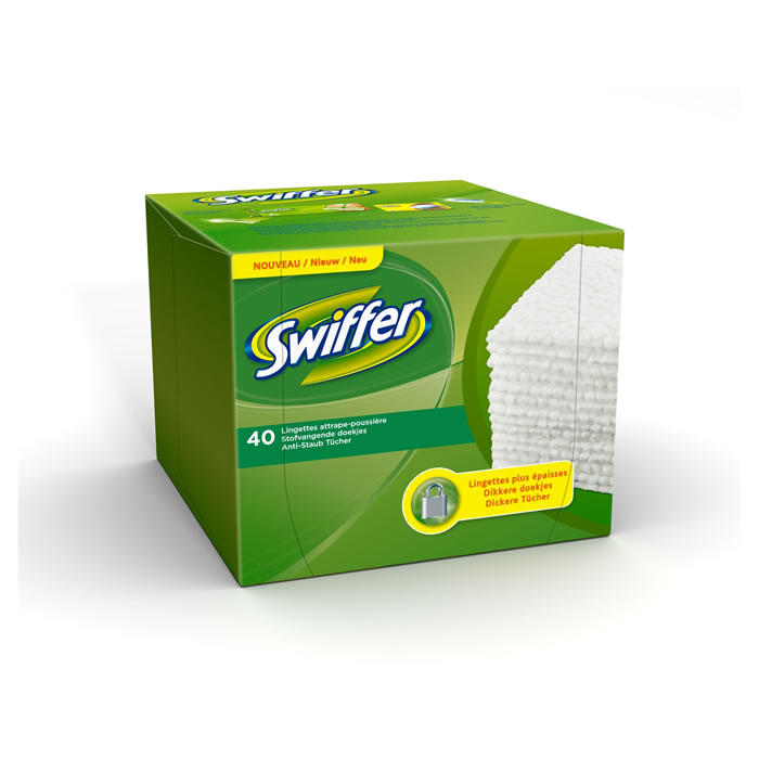 SWIFFER Recharges lingettes pour balai anti-poussière