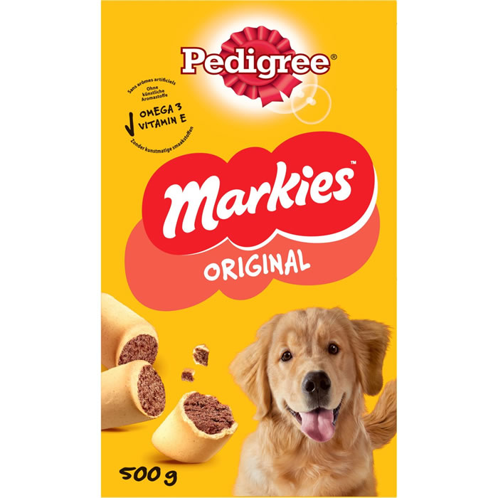 PEDIGREE Markies Biscuits pour chien fourrés aux viandes
