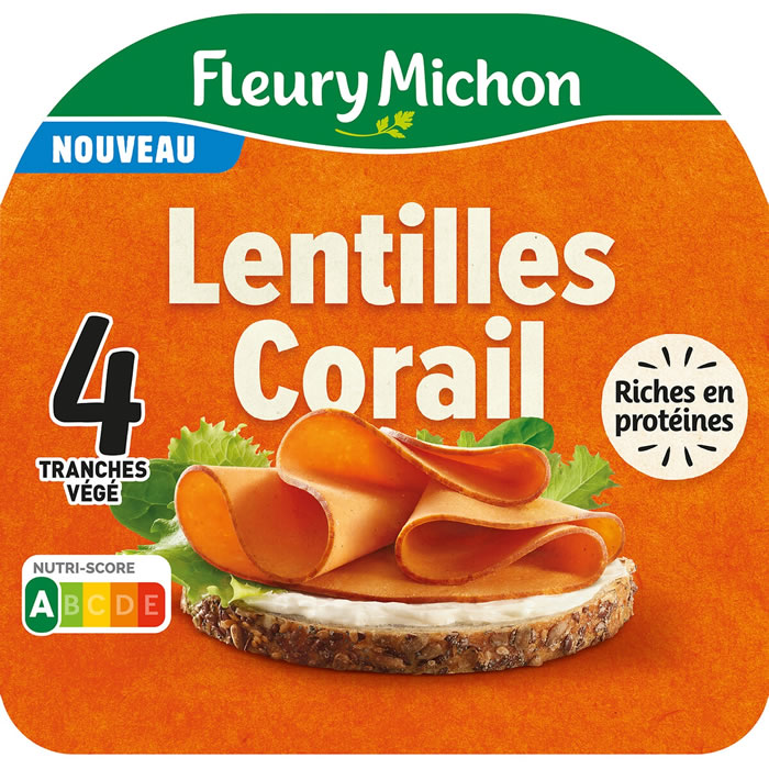FLEURY MICHON Tranches de lentilles corail