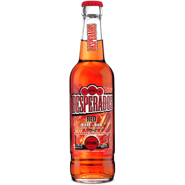 DESPERADOS Red Bière aromatisée à la cachaça, guarana et fruits rouges