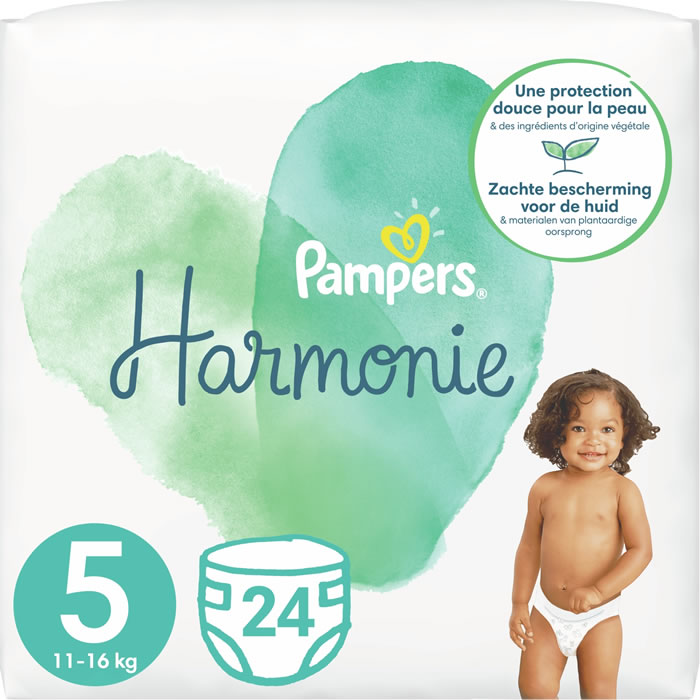 PAMPERS Harmonie Couches taille 5 (11 kg et +)