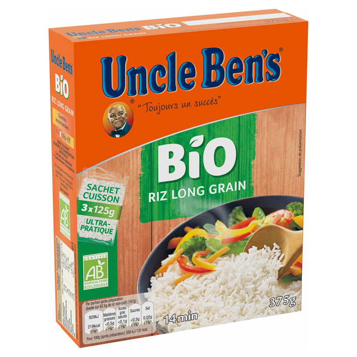 BEN'S Original Riz long grain sachets cuisson bio