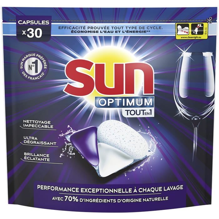SUN Optimum Tout-En-1 Tablettes lave-vaisselle