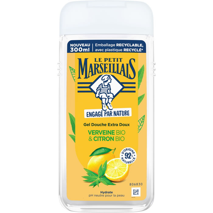 LE PETIT MARSEILLAIS Gel douche à la verveine et citron