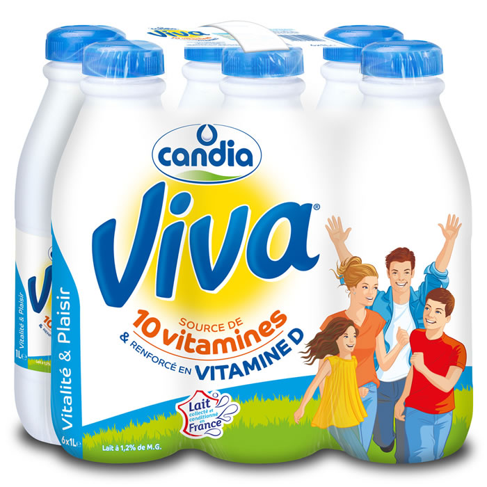 CANDIA Viva Lait Vitaminé UHT