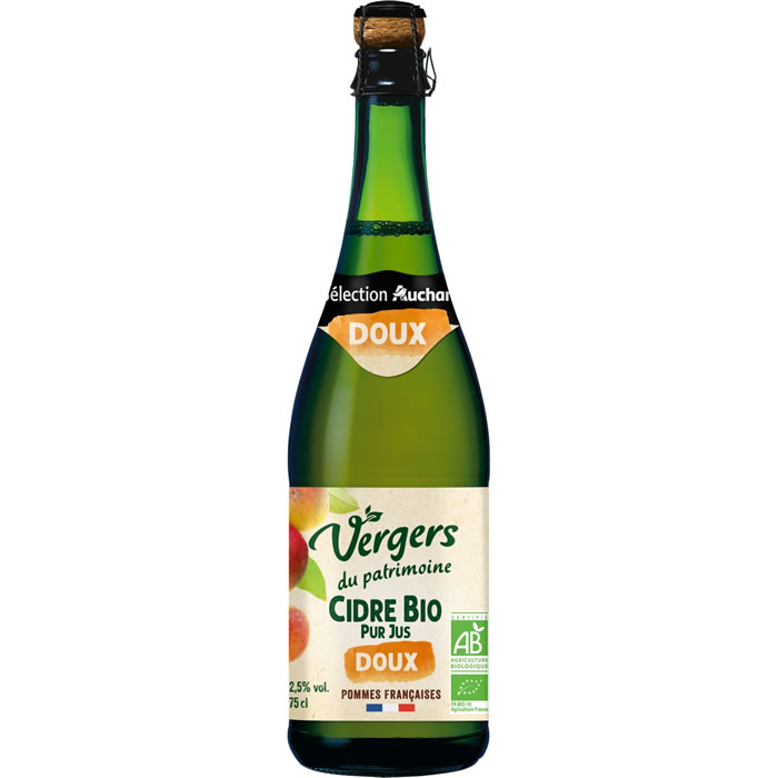 VERGERS DU PATRIMOINE Cidre doux bio